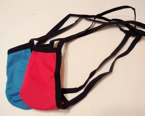 Men's ULTRA LIGHT G String Thong Underwear SPORT MESH NYLON Pink or Blue X9 - Picture 1 of 5