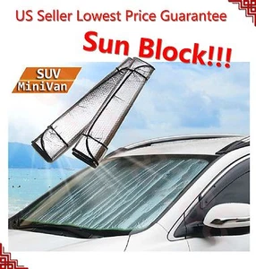 Auto Car Sun Shade Foldable Sun Visor for Front Wind Shield / Rear Windows LARGE - Picture 1 of 5