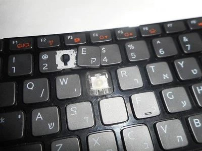 SINGLE KEY CAP+PLASTIC CLIP FOR INSPIRON 14R N4110 and XPS 15 L502X CHA01 5M98N - Image 1 of 2