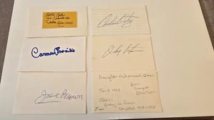 6 X AUTHENTIC HAND SIGNED BOXING CARDS 4 WITH COA - OFFERS ACCEPTED - Bild 1 von 2