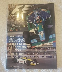F1 FIA Formula 1 World Championship 1994 Adelaide Grand Prix Programme Book - Picture 1 of 15