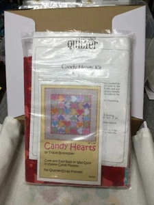 CANDY HEART QUILT KIT BY TRACEY BROOKSHIER FOR KEEPSAKE QUILTING - Picture 1 of 23