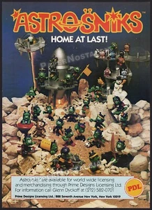 ASTROSNIKS - Original 1983 Trade AD / poster _ PDL _ dealer licensing advert - Picture 1 of 1