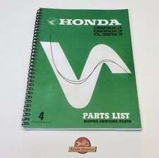 Honda CB250 CB350 CL350 Factory Parts List Book Manual. HPL023