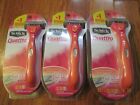 THREE PACKS OF SCHICK Quattro For Women 3 REFILL AND ONE HANDLE OF EACH