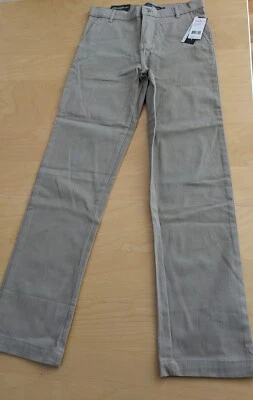 NUEVO Pantalones Uniforme Eddie Bauer Escolar Niño Caqui Elastizados Talla 14 Foto 1 de 4
