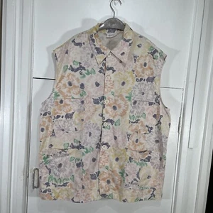 Giacca vintage americana donna Giony colletto senza maniche SS20 colori pastello - Foto 1 di 5
