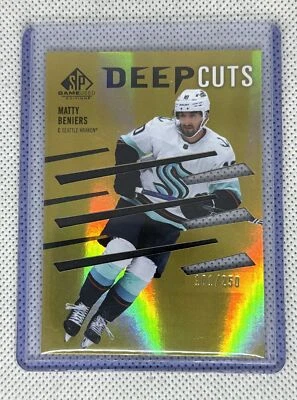2023-24 Upper Deck Sp Game Used MATTY BENIERS #DC-1 Deep Cuts 101/250 - Image 1 of 2