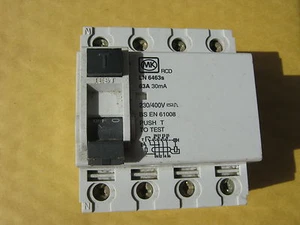 MK 63 AMP 30mA LN 6463s BS 61008 FI-LEISTUNGSSCHALTER - Bild 1 von 1