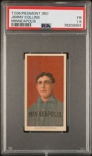 1909-11 T206 Jimmy Collins, Minneapolis Piedmont 350 PSA 1.5  #76209991