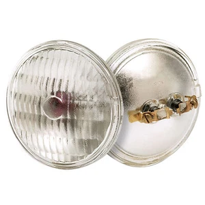 Satco S4330 H7555 12V 8W PAR36 C6 Sealed Beam Lamp Clear Bulb Screw Terminal MP2 - Picture 1 of 1