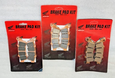 2001-2017 GL1800 & F6B GOLDWING - GENUINE HONDA BRAKE PADS FRONT & REAR OEM NEW - Image 1 of 4