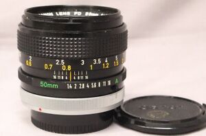 Objectif manuel testé avec Pics Canon 50 mm f/1,4 SSC FD pour AE 1 AE1P A-1 etc.