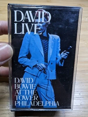 David Bowie At The Tower Philadelphia DAVID LIVE Double Cassette Set   - Image 1 of 4
