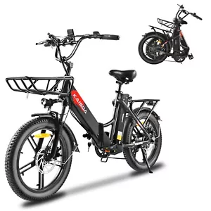E-Bike Klappbar 20 Zoll Fatbike 36V 20.8Ah Doppelakku 130KM Reichweite & 150KG - Bild 1 von 9