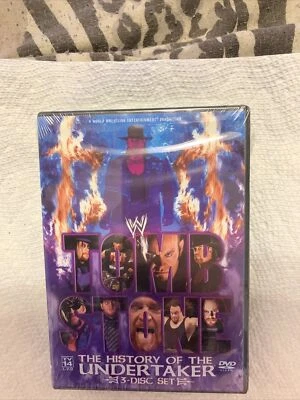 WWE TOMBSTONE: THE HISTORY OF THE UNDERTAKER (DVD, 2005, 3-Disc Set) NEW, SEALED - Image 1 of 2