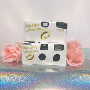 10 Gold Rings Single Use Disposable Cameras, Wedding Camera (F50406) - Picture 1 of 4