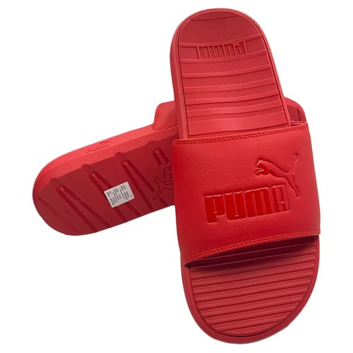 SANDALI SLIP ON ROSSI UOMO PUMA AUTENTICI COOL CAT SPORT TAGLIA 11 NUOVI CON ETICHETTE