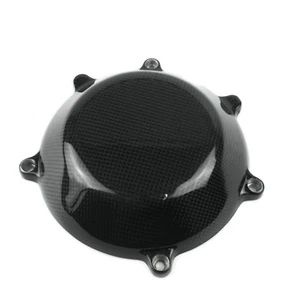 Ducati 100% Carbon Dry Clutch Cover Closed Canvas Gloss - Picture 1 of 3