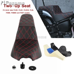Asiento de conductor de pasajero 2-up para Harley Softail Heritage Classic FLHC Deluxe FLDE - Imagen 1 de 8