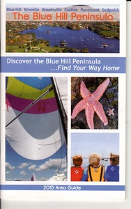 Blue Hill Penisula, Maine (Me) 2013 Guía de área - Blue Hill, Brooklin, Brooksville - Imagen 1 de 1