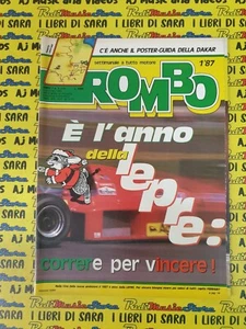 Rivista ROMBO settimanale anno 7 n.2 13 gen.1987 FOGLIO CALENDARIO E POSTER(AM3) - Picture 1 of 1