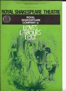 Glenda Jackson "Love's Labour's Lost" Souvenir Program Stratford RSC 1965 - Picture 1 of 7