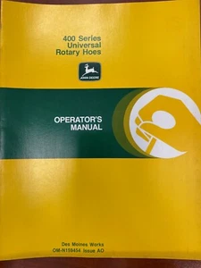 John Deere Manual 400 Universal Rotary Hoes #OMN159454 - Picture 1 of 1