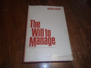 The Will To Manage von Marvin Bower (1966) Hardcover - Bild 1 von 3