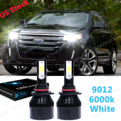 For Ford Edge 2011 2012 2013 2014 -2X 6000K White LED Headlight Bulb High Bright - Image 1 of 4