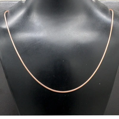 Collar de cadena de eslabones de diseñador 100 % sólido de cobre puro joyería de todos los tamaños Foto 1 de 4