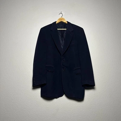 Blazer Abrigo Deportivo English Manor Lana De Colección Para Hombre 42L Azul Marino Formal Negocios Años 90 Foto 1 de 4