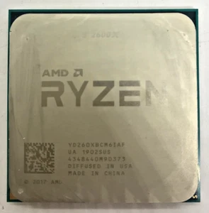 AMD RYZEN 5 2600X YD260XBCM6IAF - Six Core - 3,4GHz - Sockel AM4 #1738 - Bild 1 von 2