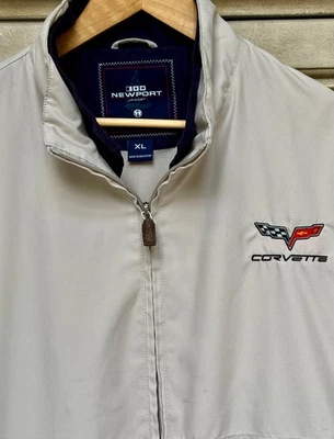 CHAQUETA CORTAVIENTOS CORVETTE LOGO AZUL MARINO/CAQUI/TOSTADO/BEIGE XL EXTRA GRANDE Foto 1 de 4