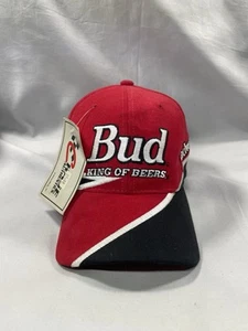 Cappello vintage nuovo con etichette Dale Earnhardt Jr #8 Budweiser King of Beers | Chase Authentics - Foto 1 di 8