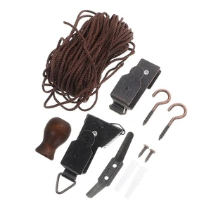 Juego de 2 cuerdas de repuesto para levantador de cortinas para persianas accesorios rodillo - Imagen 1 de 12