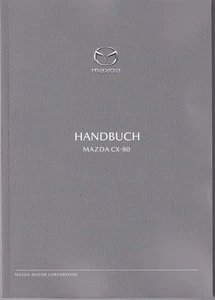 MAZDA CX-80 Bedienungsanleitung 2024 Betriebsanleitung Handbuch Bordbuch BA - Picture 1 of 1