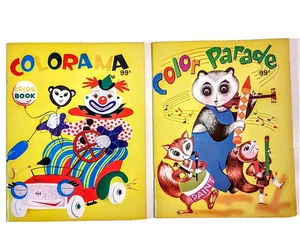 Landoll's Activity Book LOT Colorama Color Parade Educational Fun 1986 Vintage Clean - Bild 1 von 4