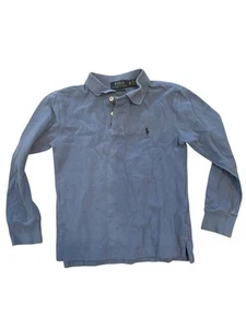 Ralph Lauren Long Sleeve Polo Size 8 Color Light Blue - Picture 1 of 3
