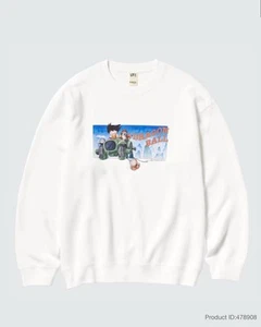 Uniqlo UT Dragon Ball DAIMA Graphic Sweatshirt White Small NWT From Japan - Picture 1 of 6