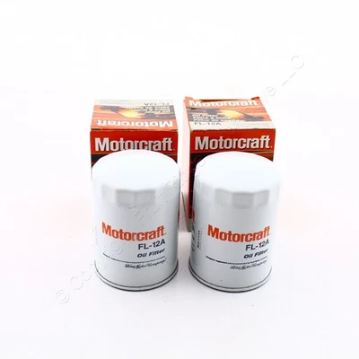 Filtro de aceite de motor Motorcraft FL-12A repuesto giratorio para 02-04 Hummer H1 2 piezas Foto 1 de 3