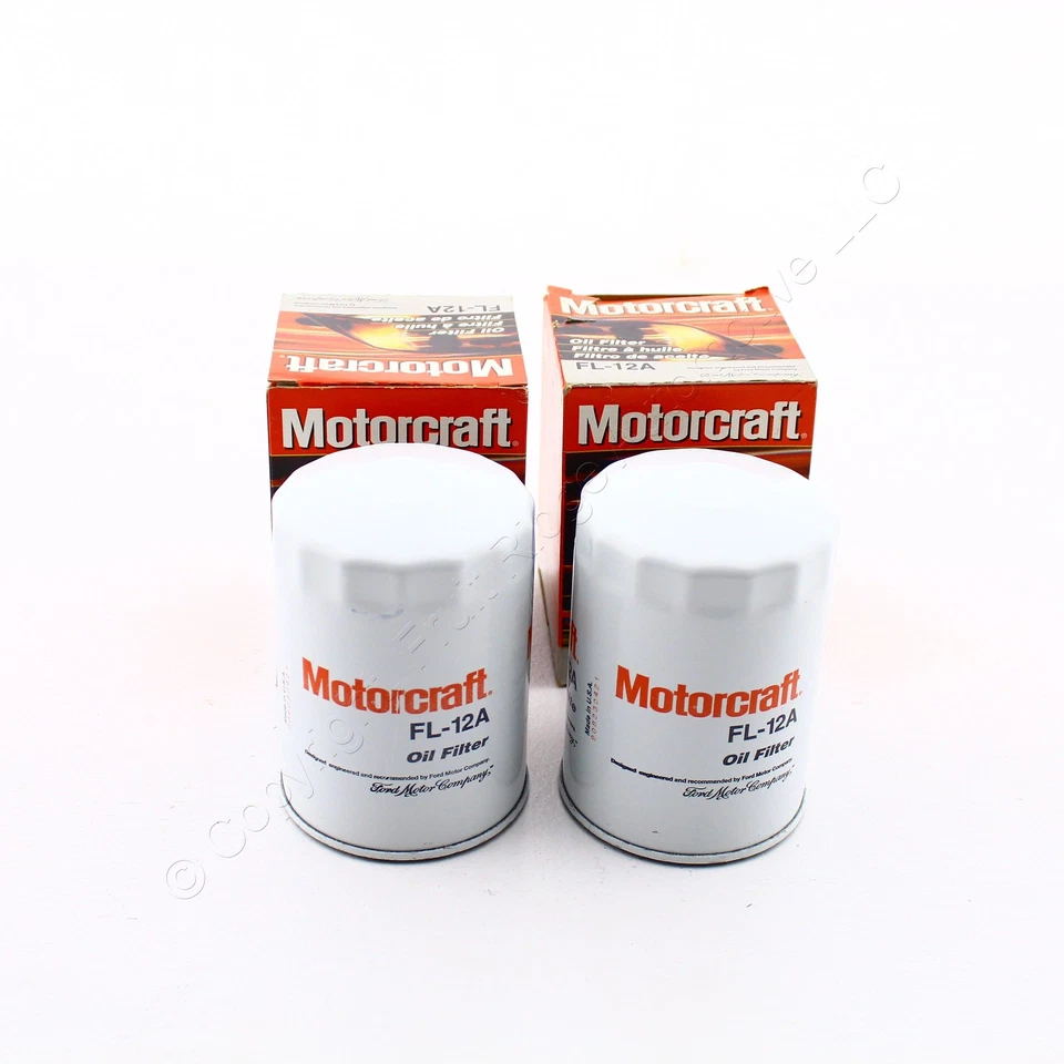 Filtro de aceite de motor Motorcraft FL-12A repuesto giratorio para 02-04 Hummer H1 2 piezas Foto 1 de 3