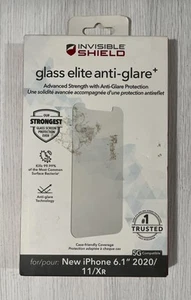 ZAGG InvisibleShield Glass Elite Anti-Glare Screen Protector for iPhone 12/11/XR - Picture 1 of 1