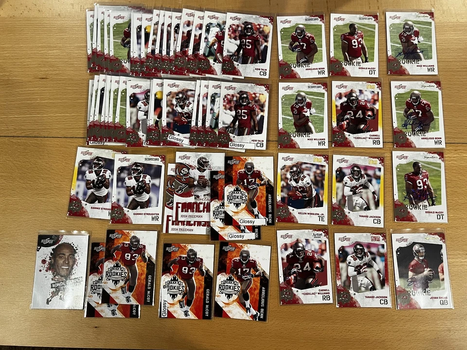 2010 Tampa Bay Buccaneers Panini Score, Glossy, Scorecard Team Set/Lot - Image 1 of 1