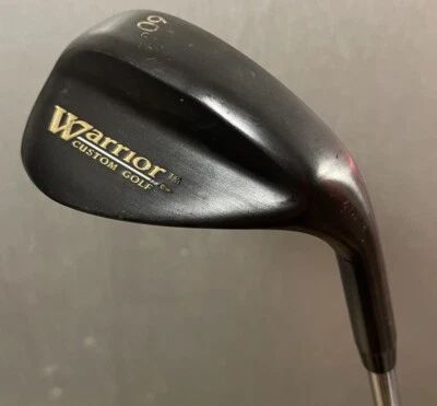 "Cuña Warrior personalizada para lobo de golf 60* cuña de acero negra rígida flexible para diestros 36,5""" Foto 1 de 4