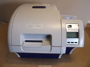 Zebra ZXP Series 8 Single-Sided ID Card Printer - 2,832 CARDS / MISSING HOPPERS - Bild 1 von 11