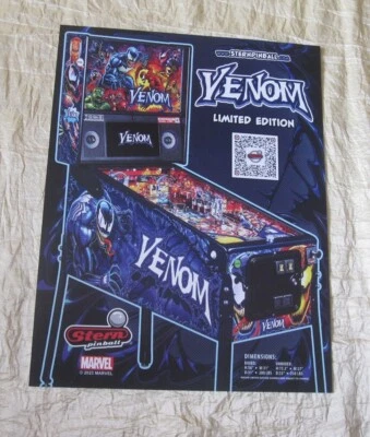 2023 STERN VENOM LE PINBALL FLYER - Image 1 of 2