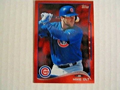 Mike Olt 2014 Topps Update Red Foil Parallel Card #US-219 - Image 1 of 2