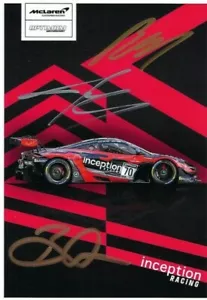 POSTAL FIRMADA 2021 INCEPTION RACING ""MCLAREN 720S"" IMSA GT3 - Imagen 1 de 1