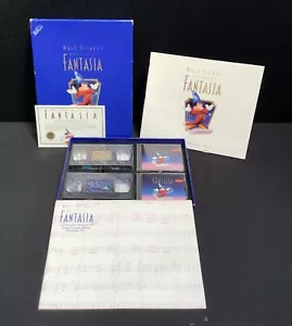 Disney Fantasia Deluxe Collector's Edition  VHS and CD Collection Boxed - Picture 1 of 14